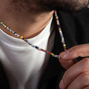 Dandy Street - shop online - collane uomo con pietre naturali - Collana da uomo dal gusto contemporaneo - Pollok