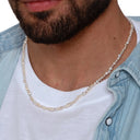 Dandy Street - shop online - collane uomo con pietre naturali - Collana elegante con perle di fiume - Blancos