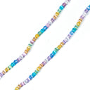 Dandy Street - shop online - collane uomo con pietre naturali - Collana uomo lunga con pietre - Rainbow