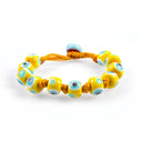Dandy Street - shop online bracciali uomo di tendenza - Bracciale con murrine dall'aspetto solare - Ginostra