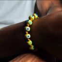 Dandy Street - shop online bracciali uomo di tendenza - Bracciale con murrine dall'aspetto solare - Ginostra
