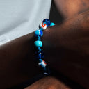 Dandy Street - shop online bracciali uomo di tendenza - Bracciale con murrine dalle tonalità marine - Lampedusa