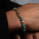 Dandy Street - shop online bracciali uomo di tendenza - Bracciali con pietre e argento 925 - Bracciale da uomo con diaspro imperiale - Geco
