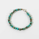 Dandy Street - shop online bracciali uomo di tendenza - Braciali uomo con pietre e argento 925 - Bracciale diaspro imperiale turchese - Munray