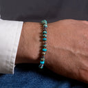 Dandy Street - shop online bracciali uomo di tendenza - Bracciali uomo con pietre e argento 925 - Bracciale diaspro imperiale turchese - Munray