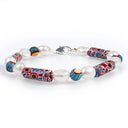 Dandy Street - shop online bracciali uomo di tendenza - Bracciali con pietre e argento 925 - Bracciale da uomo con perle naturali - Bazar