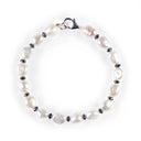 Dandy Street - shop online bracciali uomo di tendenza - Bracciali con pietre e argento 925 - Bracciale da uomo con perle naturali - Tamigi