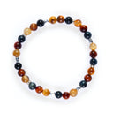 Dandy Street - shop online bracciali uomo di tendenza - Bracciali con pietre e argento 925 - Bracciale da uomo con pietre calde di occhio di tigre - Belle Époque
