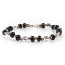 Dandy Street - shop online bracciali uomo di tendenza - Bracciali con pietre e argento 925 - Bracciale da uomo con pietre di onice - Pantera