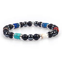 Dandy Street - shop online bracciali uomo di tendenza - Bracciali con pietre e argento 925 - Bracciale da uomo con pietre naturali - Blackjack