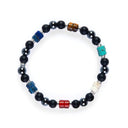 Dandy Street - shop online bracciali uomo di tendenza - Bracciali con pietre e argento 925 - Bracciale da uomo con pietre naturali - Blackjack