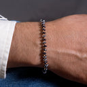 Dandy Street - shop online bracciali uomo di tendenza - Bracciali con pietre e argento 925 - Bracciale da uomo con pietre naturali dal fascino essenziale - Valqor