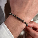 Dandy Street - shop online bracciali uomo di tendenza - Bracciali con pietre e argento 925 - Bracciale da uomo con pietre naturali dal fascino essenziale - Valqor