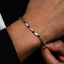 Dandy Street - shop online bracciali uomo di tendenza - Bracciali con pietre e argento 925 - Bracciale da uomo in argento dal carattere deciso - Oscar