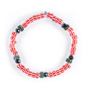 Dandy Street - shop online bracciali uomo di tendenza - Bracciali con pietre e argento 925 - Bracciale da uomo dal carattere energico - Paprika