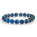 Dandy Street - shop online bracciali uomo di tendenza - Bracciali con pietre e argento 925 - Bracciale da uomo di tendenza con pietre di cianite - Nettuno