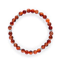 Dandy Street - shop online bracciali uomo di tendenza - Bracciali con pietre e argento 925 - Bracciale da uomo in argento e occhio di tigre - Marte