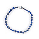 Dandy Street - shop online bracciali uomo di tendenza - Bracciali con pietre e argento 925 - Bracciale da uomo in pietre naturali di lapislazzuli - Firmamento