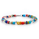 Dandy Street - shop online bracciali uomo di tendenza - Bracciali con pietre e argento 925 - Bracciale da uomo in vetro etnico colorato e originale - Souk