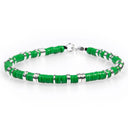 Dandy Street - shop online bracciali uomo di tendenza - Bracciali con pietre e argento 925 - Bracciale da uomo in vinile africano - Savana