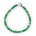 Dandy Street - shop online bracciali uomo di tendenza - Bracciali con pietre e argento 925 - Bracciale da uomo in vinile africano - Savana