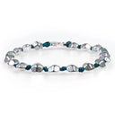 Dandy Street - shop online bracciali uomo di tendenza - Bracciali con pietre e argento 925 - Bracciale per uomo in argento dal design contemporaneo - Oliver