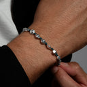 Dandy Street - shop online bracciali uomo di tendenza - Bracciali con pietre e argento 925 - Bracciale per uomo in argento dal design contemporaneo - Oliver