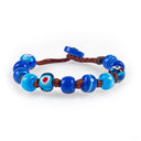 Dandy Street - shop online bracciali uomo con murrine veneziane - Bracciale da uomo con perle di vetro di Murano - Malamocco