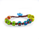 Dandy Street - shop online bracciali uomo con murrine veneziane - Bracciale da uomo con perle di vetro di Murano - Vignole
