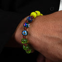 Dandy Street - shop online bracciali uomo con murrine veneziane - Bracciale da uomo con perle di vetro di Murano - Vignole