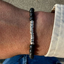 Dandy Street - shop online di gioielli da uomo di tendenza - Bracciale da uomo con pietra lavica