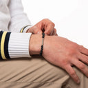 Dandy Street - shop online di gioielli da uomo di tendenza - Bracciale da uomo con pietra lavica