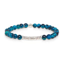 Dandy Street - shop online di gioielli da uomo di tendenza - Bracciale da uomo dallo stile essenziale - Petrol