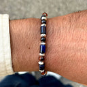 Dandy Street - shop online bracciali uomo di tendenza - Bracciale in argento e occhio di tigre - Adriano