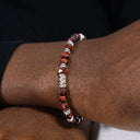 Dandy Street - shop online bracciali uomo di tendenza - Bracciale uomo con agata rossa - Agatrix