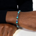 Dandy Street - shop online bracciali uomo di tendenza - Bracciale uomo con pietre naturali - LapisLava