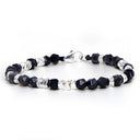 Dandy Street - shop online bracciali uomo di tendenza - Bracciale uomo raffinato con onice - BlackNoir