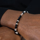 Dandy Street - shop online bracciali uomo di tendenza - Bracciale uomo raffinato con onice - BlackNoir