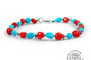 Dandy Street - shop online - accessori uomo bracciali di tendenza - Tris di bracciali uomo con argento 925 e pietra lavica - Tris #28