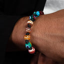 Dandy Street - shop online bracciali uomo in vetro di Murano - Bracciale da uomo con murrine veneziane - Fondaco