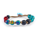 Dandy Street - shop online bracciali uomo in vetro di Murano - Bracciale da uomo con murrine veneziane - Serenissima