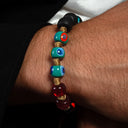 Dandy Street - shop online bracciali uomo in vetro di Murano - Bracciale da uomo con murrine veneziane - Serenissima
