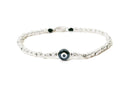 Dandy Street - shop online - accessori uomo bracciali uomo - Tris di bracciali uomo con argento 925 e pietre naturali - Tris #26
