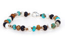 Dandy Street - shop online - accessori uomo bracciali di tendenza - Tris di bracciali uomo con diaspro imperiale e spinello nero - Tris #33