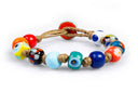 Dandy Street - shop online - accessori uomo bracciali di tendenza - Tris di bracciali uomo con murrine e lapislazzuli - Tris #34