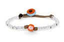 Dandy Street - shop online - accessori uomo bracciali di tendenza - Tris di bracciali uomo con murrine e lapislazzuli - Tris #34