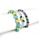 Dandy Street - shop online - accessori uomo bracciali di tendenza - Tris di bracciali uomo con murrine e pietre naturali - Tris #35