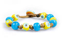Dandy Street - shop online - accessori uomo bracciali di tendenza - Tris di bracciali uomo con murrine e pietre naturali - Tris #35