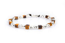 Dandy Street - shop online - accessori uomo bracciali di tendenza - Tris di bracciali uomo con occhio di tigre e argento 925 - Tris #31