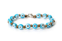 Dandy Street - shop online - accessori uomo bracciali di tendenza -Tris di bracciali uomo con spinello nero e argento 925 - Tris #29